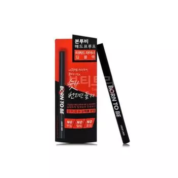 Theoncell Born to Be Mad Proof Liquid Liner, 01 Deep Black, 1 piece