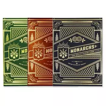 Theory11 Monarch Игральные карты Bicycle Monarchs Колода Карточные игры Волшебные трюки синий