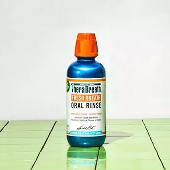 therabreath Oral Rinse Icy Mint 473ml