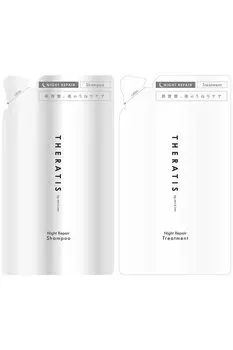 THERATIS Ночной восстанавливающий шампунь для волос Refill Para Set Набор шампунь/кондиционер