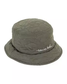 Thermal Bucket Hat Hat Golf 7AK920 Dark Olive OS [Travis Matthew] Women s (Quilted Pattern/Slip Stretchable) / /