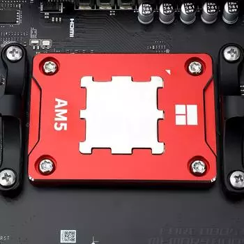Thermalright ASF AM5 CPU Bending Corrector Frame Black/Red AMD Fixer Anti-Bigning Кронштейн Pressing Plate CNC Aluminum