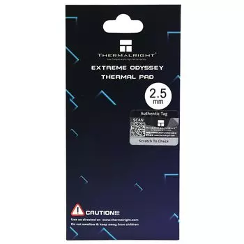 Thermalright ODYSSEY THERMAL PAD Термопрокладка с высокой теплопроводностью Может использоваться для ноутбуков Толщина теплопроводящей прокладки Размер прокладки ПК/игр