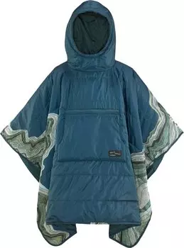 THERMAREST Уличное одеяло для кемпинга Пончо Honcho Topo Wave Японский 30338 [Официальный продукт]