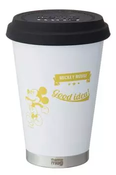 thermo mug Mickey coffee tumbler YELLOW CF-MM