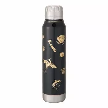 THERMO MUG Stainless Steel Bottle Treasure Black 300ml URUSHI UMBRELLA BOTTLE [Lacquer] UM-UB чёрный