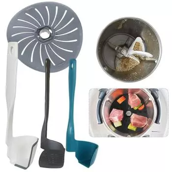 Thermomix Bimby TM6 TM31 TM5 Аксессуары Лопатка Порционирование Кухонный комбайн Вращающийся скребок Смесительный барабан для лезвия Защитный чехол