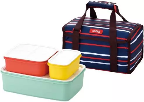 Thermos Bento Box Family Fresh Lunch Box Navy NVY 3.9L DJF-4003 тёмно-синий