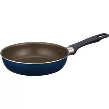 Thermos Durable Series Frying Pan 20cm Navy For Gas Fire Only KFI-020 NVY