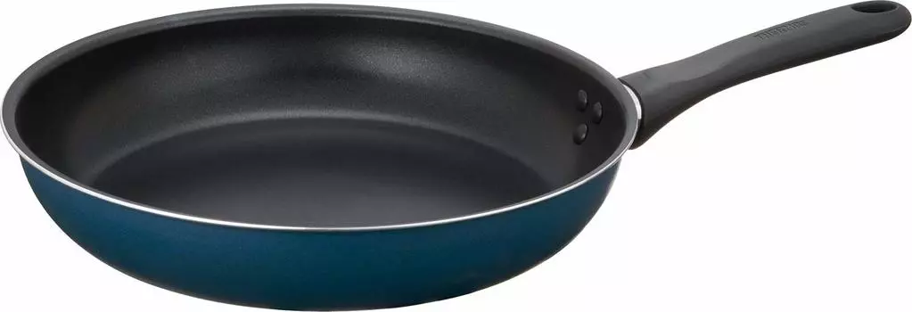 Thermos frying pan 28cm gas fire dedicated durable coat lightweight model navy NVY KFD-028