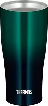 Thermos JDE-422LTD GR-G Vacuum Insulated Tumbler, 14.2 fl oz (420 ml), Green Gradient, Dishwasher Safe, Magic Bottle Structure, Hot and Cold Retention
