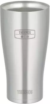 Thermos JDE-600 S Vacuum Insulated Tumbler, 20.3 fl oz (600 ml), Stainless Steel