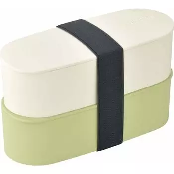 Thermos Lunch Box 2 Tiers Fresh Lunch Box 600ml Light Green DJT-600W LTG