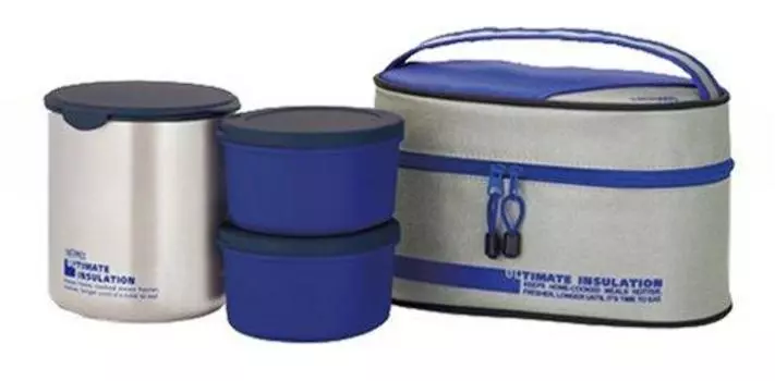THERMOS Термобокс для ланча Blue BL DBJ-350