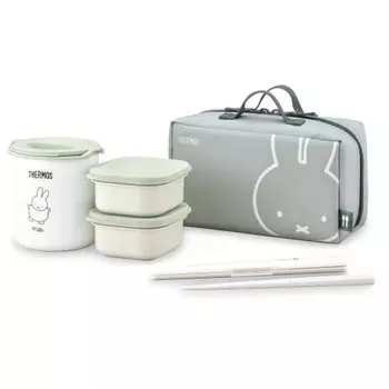 Thermos Thermal Lunch Box Approx. 0.6 Go Miffy Light Green DBQ-256B LTG
