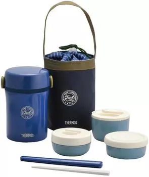 Thermos Thermos Stainless Steel Lunch Jar Cups Navy NVY Approx. 0.6 JBC-801