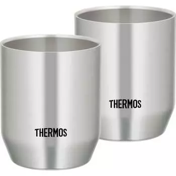 Thermos Vacuum Insulated Cup 360ml Stainless Steel Set of 2 JDH-360P S