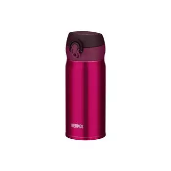 THERMOS Vacuum Insulated Mobile Mug Open Burgundy BGD [One-Touch Type] 0.35L JNL-350 бордовый