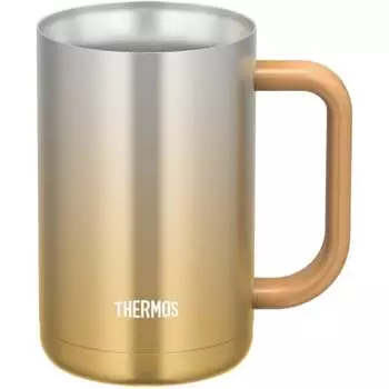 Thermos Vacuum Insulated Mug 0.6L Sparkling Gold JDK-600C SP-GD Beer Mug Father s Day Gift Men Women Birthday Present