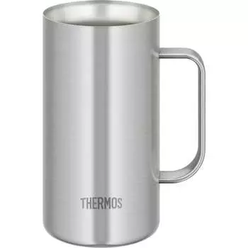 Thermos Vacuum Insulated Mug 720ml Stainless Steel 1 Dishwasher Safe Thermos Structure Heat/Cold Beer Mug JDK-721 S1