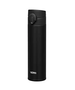 THERMOS Vacuum Insulated Portable Mug Open JNI-403 [One-Touch Type] 0.4L (Jet Black)