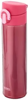 THERMOS Vacuum Insulated Portable Mug Open P (One-Touch Type), 0.4L, Pink, JNI-400 розовый
