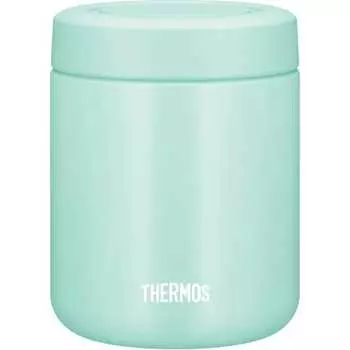 Thermos Vacuum Insulated Soup Jar 400ml Mint Standard Model Heat/Cold Insulation Easy to Clean Round Mouth Design for a Gentle Mouthfeel JBR-401 MNT