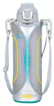 THERMOS Vacuum Insulated Sports SL Bottle, 1.0L, Silver, FFF-1001F