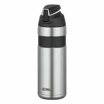THERMOS Vacuum Insulated Straw Bottle FFQ-600 Black FFQ-600-SBK