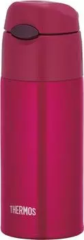 Thermos Vacuum Insulated Straw Bottle Strawberry Red SBR 0.4L FHL-400