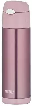 Thermos Vacuum Insulated Straw Pearl PRP Bottle, 0.5L, Pink, FFI-500