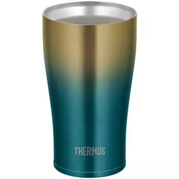 Thermos Vacuum Insulated Tumbler 0.34L Blue Gold JDE-341LTD BLGD Father s Day Gift Beer Men Women Birthday Present