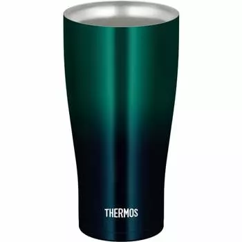 Thermos Vacuum Insulated Tumbler 600ml Green Gradient Dishwasher Safe Thermos Structure Heat/Cold JDE-602LTD GR-G