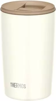 Thermos Vacuum Insulated Tumbler with Lid 400ml White JDP-400 WH