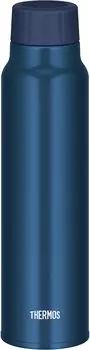 Thermos Water Bottle Cold Carbonated Beverage Bottle 750ml Navy Cold Storage Only NVY FJK-750