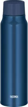 Thermos Water Bottle Cold Carbonated Beverage Bottle 1L Navy Cold Storage Only NVY FJK-1000