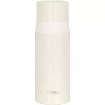 Thermos Water Bottle Stainless Steel Slim Bottle Pearl White 350ml FFM-351 PRW