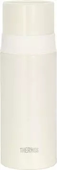 Thermos Water Bottle Stainless Steel Slim Bottle Pearl White 350ml FFM-351 PRW