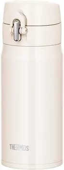 Thermos Water Bottle Vacuum Insulated Mobile Mug 350ml White Beige WBE JOH-350
