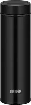 Thermos Water Bottle Vacuum Insulated Mobile Mug 500ml Matte Black MTBK JOG-500