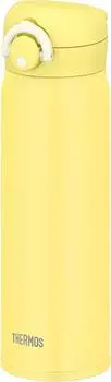 Thermos Water Bottle Vacuum Insulated Mobile Mug 500ml Matte Yellow MTY JNR-501LTD