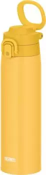 Thermos Water Bottle Vacuum Insulated Mobile Mug with Carry Loop 750ml Yellow Y JOS-750