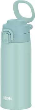 Thermos Water Bottle Vacuum Insulated Mobile Mug with Carry Loop 550ml Mint Blue MBL JOS-550