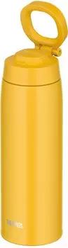 Thermos Water Bottle Vacuum Insulated Mobile Mug with Carry Loop 750ml Yellow Y JOO-750
