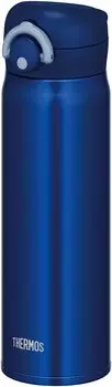 Thermos Water Bottle Vacuum Insulated Mobile Mug 500ml Navy NVY JNR-502
