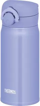 Thermos Water Bottle Vacuum Insulated Mobile Mug 350ml Blue Purple JNR-353 BL-PL