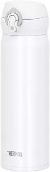 Thermos Water Bottle Vacuum Insulated Mobile Mug 500ml White Gray WHGY JNL-505