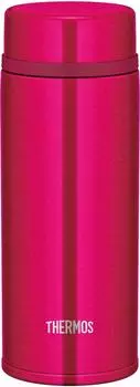 Thermos Water Bottle Vacuum Insulated Mobile Mug 350ml Strawberry Red SBR JNW-350