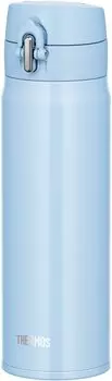 Thermos Water Bottle Vacuum Insulated Mobile Mug 500ml Light Blue LB JOH-500