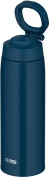 Thermos Water Bottle Vacuum Insulated Mobile Mug with Carry Loop 750ml Indigo Blue IBL JOO-750